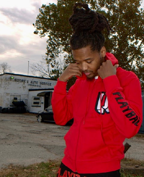 Red Zip Up