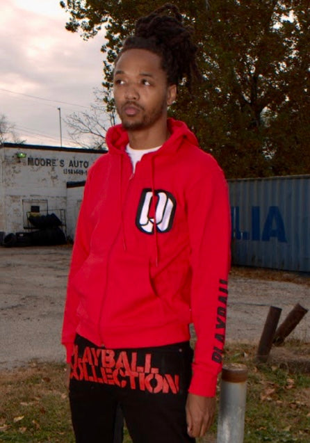 Red Zip Up